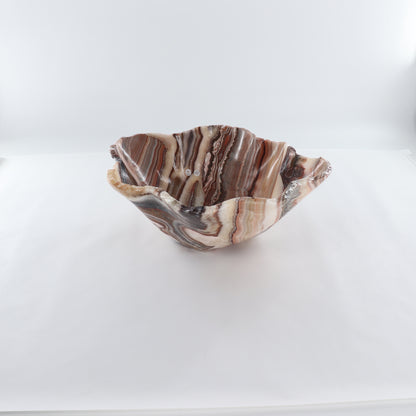 Mexican Onyx/Calcite Bowl 15"