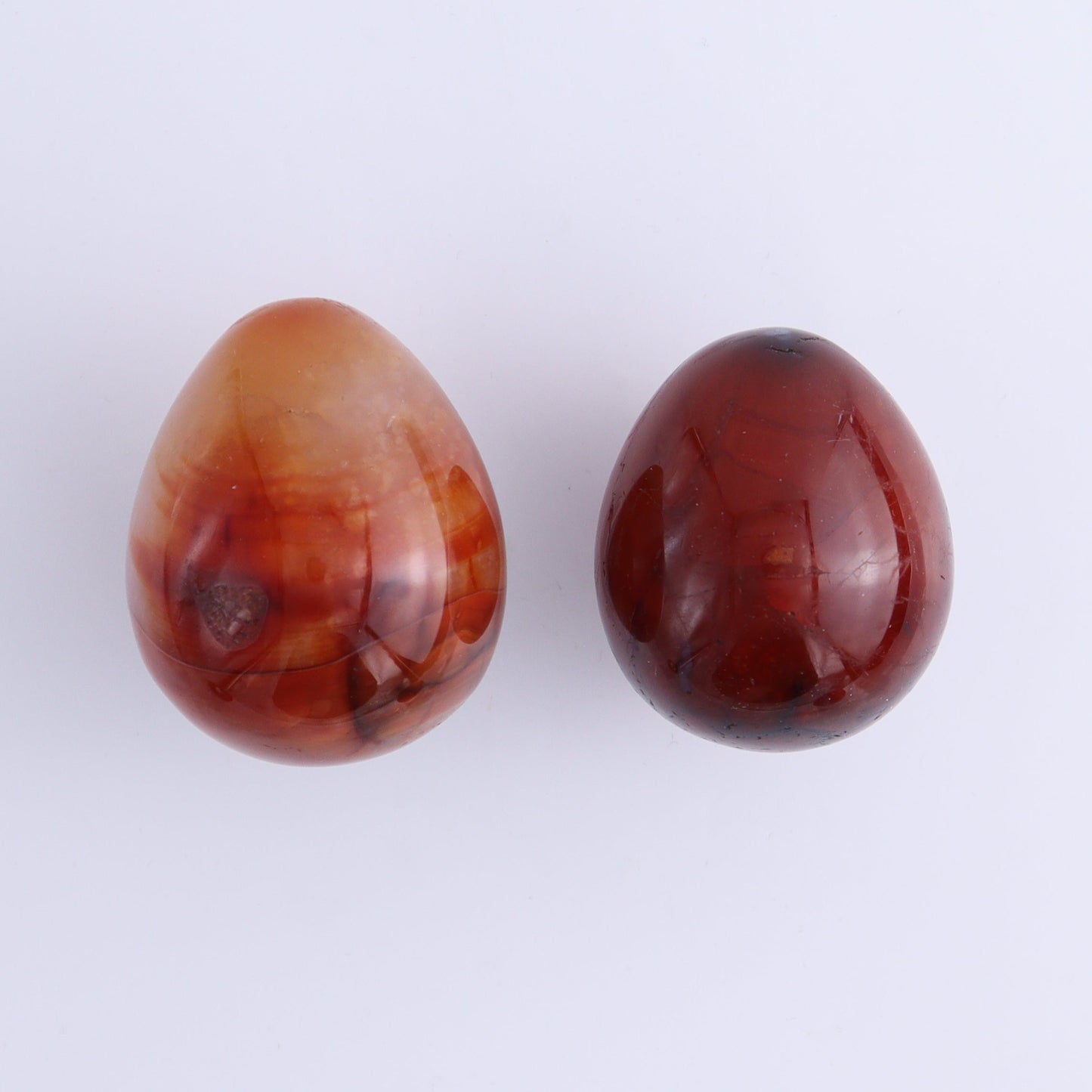 Carnelian Eggs Set of 12 - Expert Wholesale and Supplier of Wholesale Crystals & Bulk Gemstones, ["carnelian","Eggs","Madagascar"]