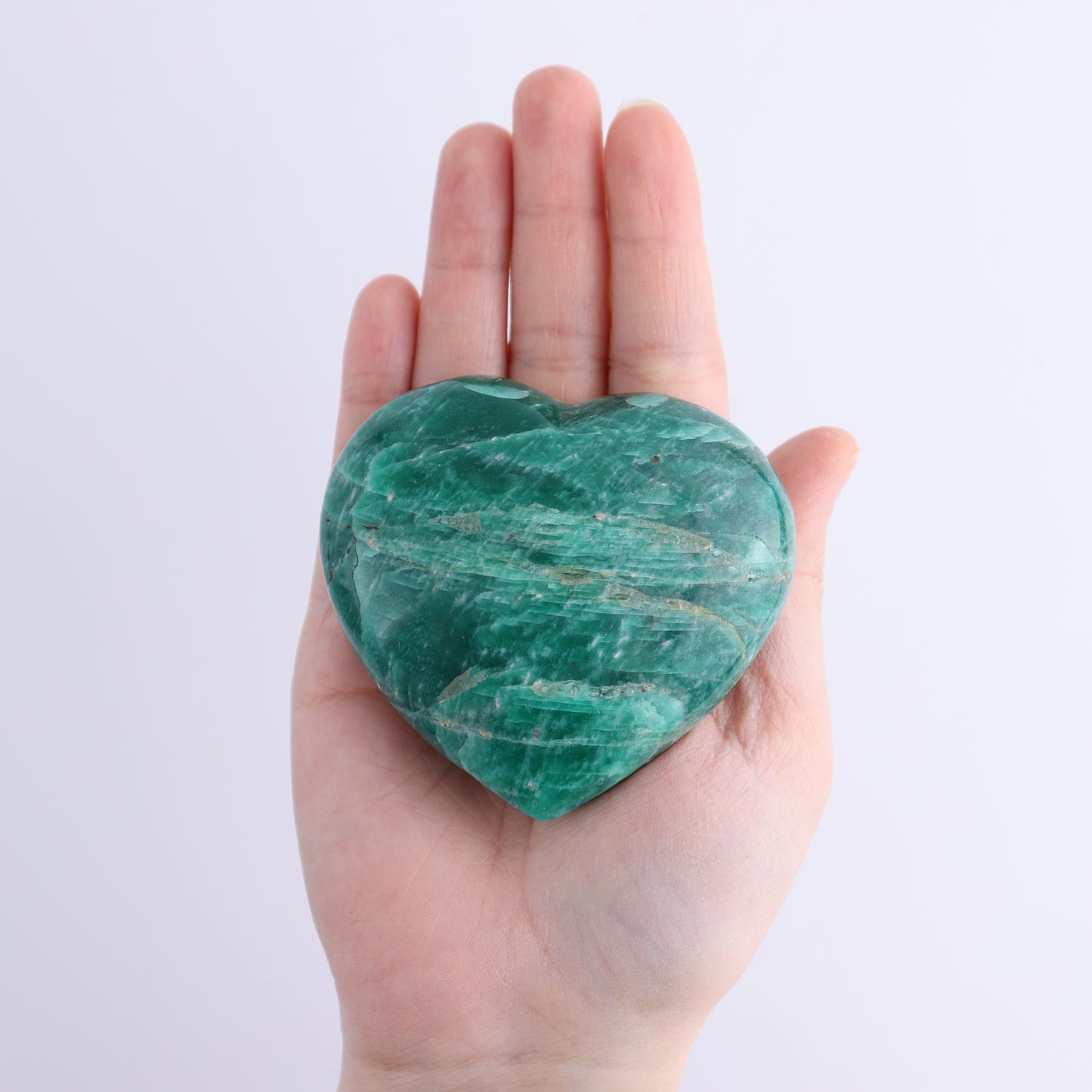 Amazonite Hearts Set of 3 - Expert Wholesale and Supplier of Wholesale Crystals & Bulk Gemstones, ["Amazonite","Hearts","Madagascar"]