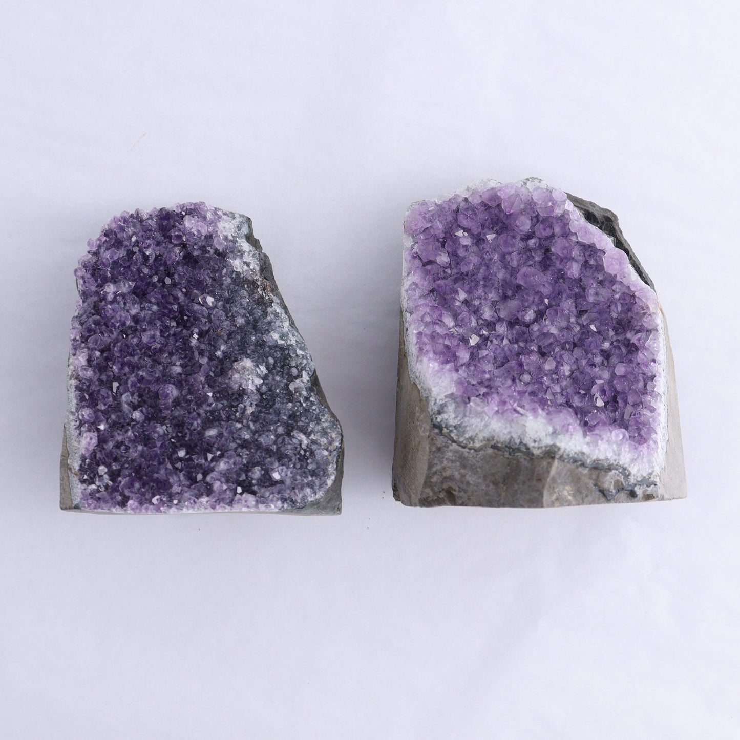 Uruguay Amethyst Cut Base Set of 8 - Expert Wholesale and Supplier of Wholesale Crystals & Bulk Gemstones, ["Amethyst","Cut Base","Uruguay"]
