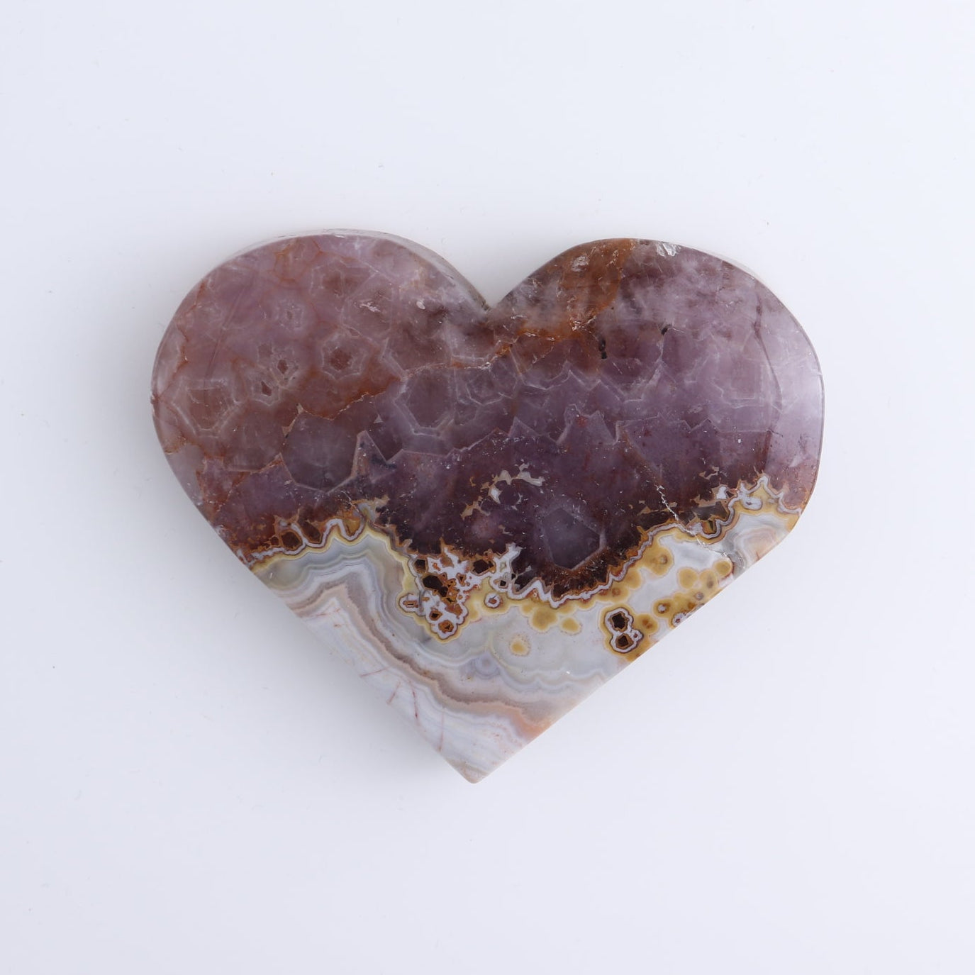 Amethyst Hearts Set of 3
