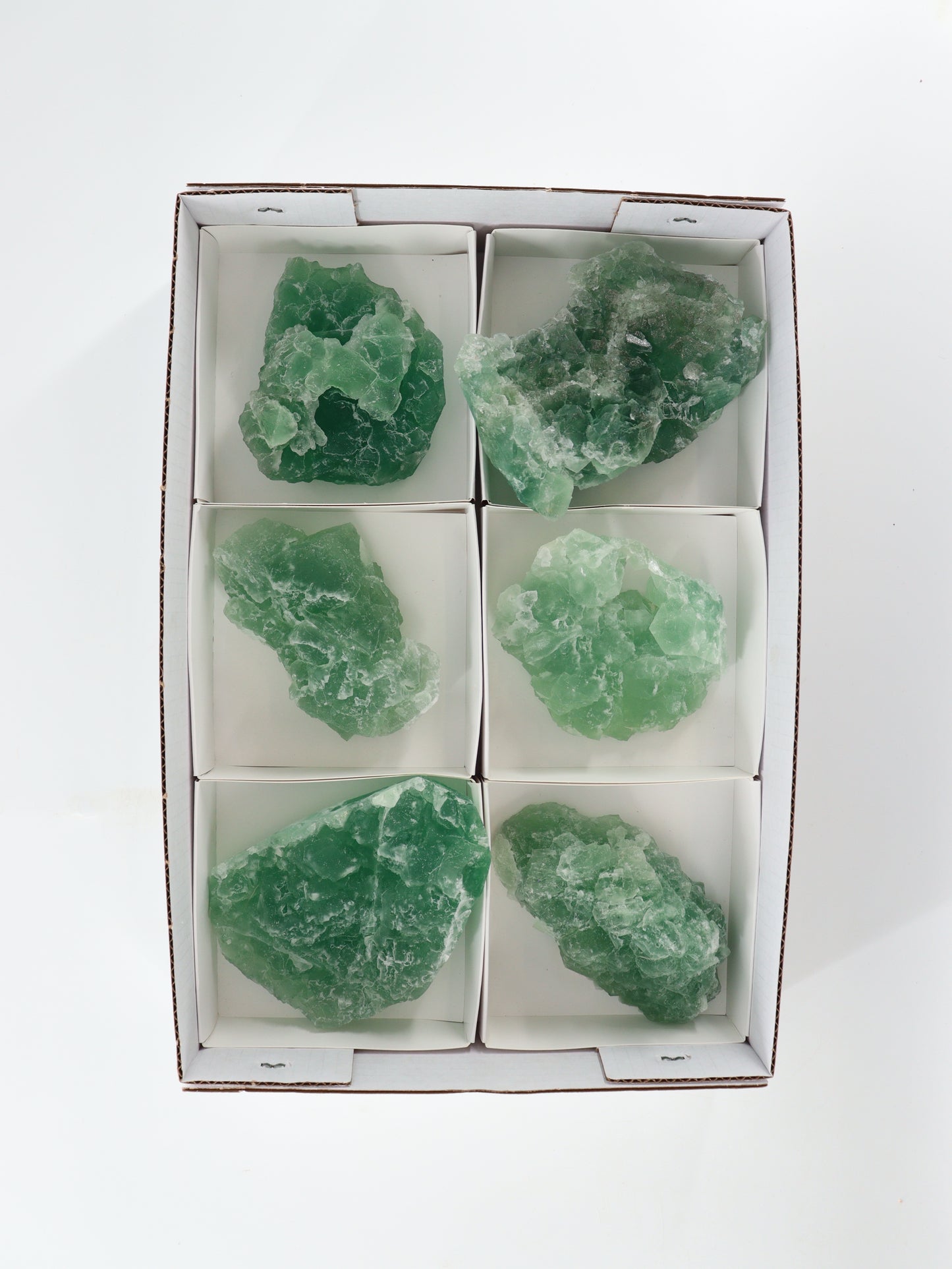 Fluorite Flat Set of 6 - Expert Supplier of Wholesale Crystals & Bulk Gemstones