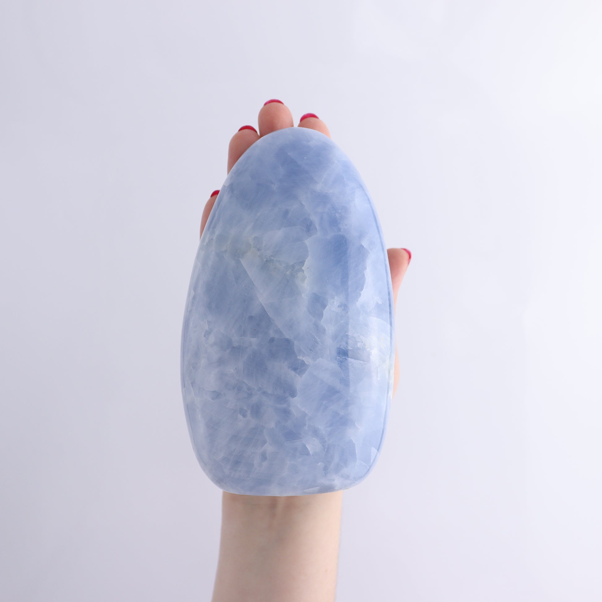 Blue Calcite Set of 4 - Expert Wholesale and Supplier of Wholesale Crystals & Bulk Gemstones, ["Blue Calcite","Calcite","Freeform","Madagascar"]