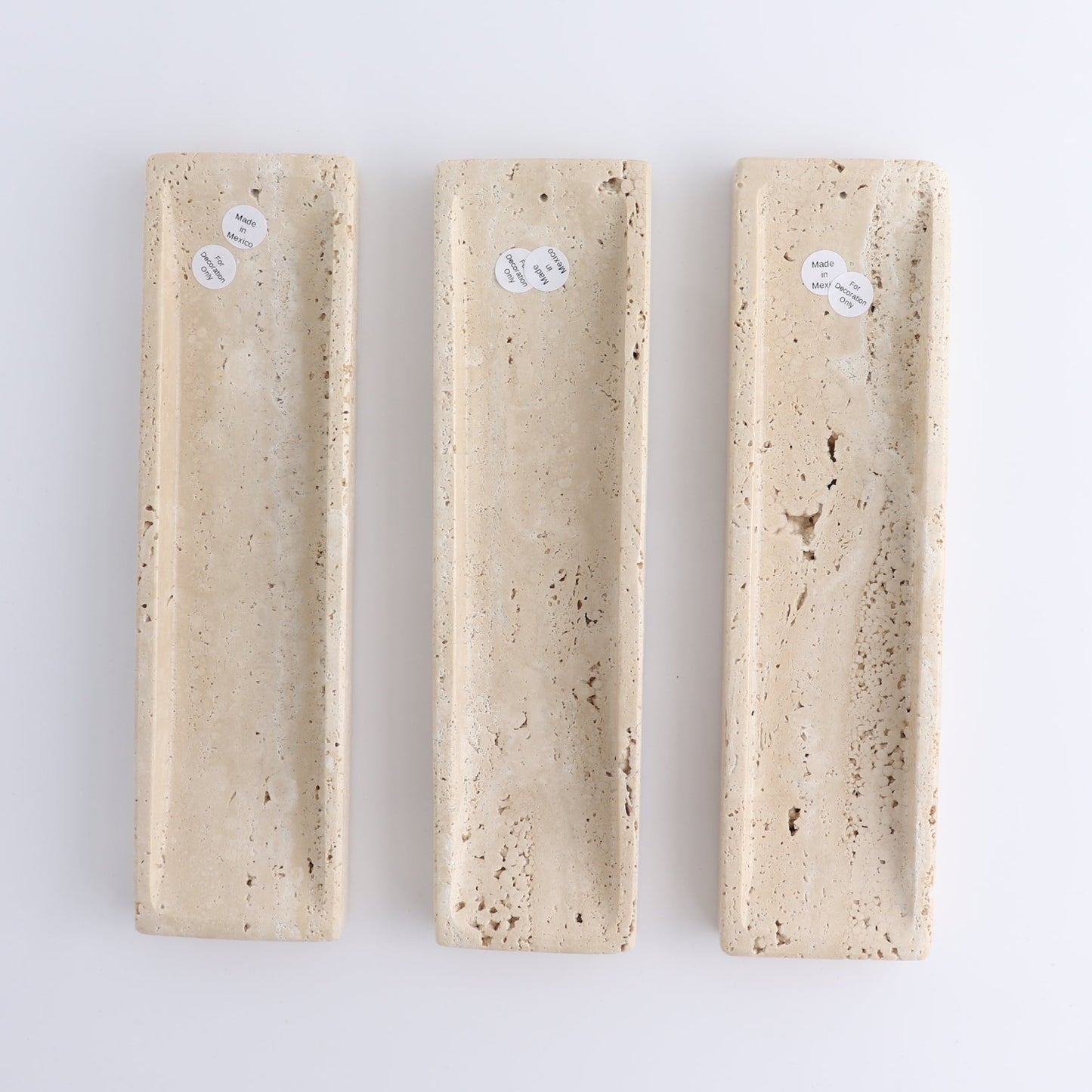 One Travertine Incense Holder | Mi Esperanza Minerals | Supplier of Crystals and Onyx