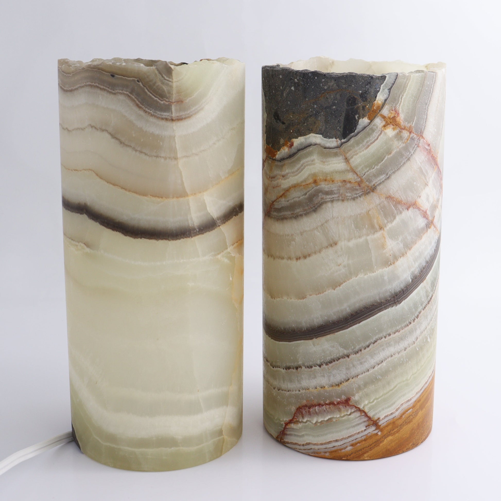 Onyx Lamps Set of 2 - Expert Wholesale and Supplier of Wholesale Crystals & Bulk Gemstones, ["Lamps","Mexico","onyx"]