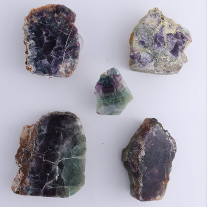 Fluorite Face Polished Set of 5 - Expert Wholesale and Supplier of Wholesale Crystals & Bulk Gemstones, ["Face Polished","Fluorite","Mexico"]