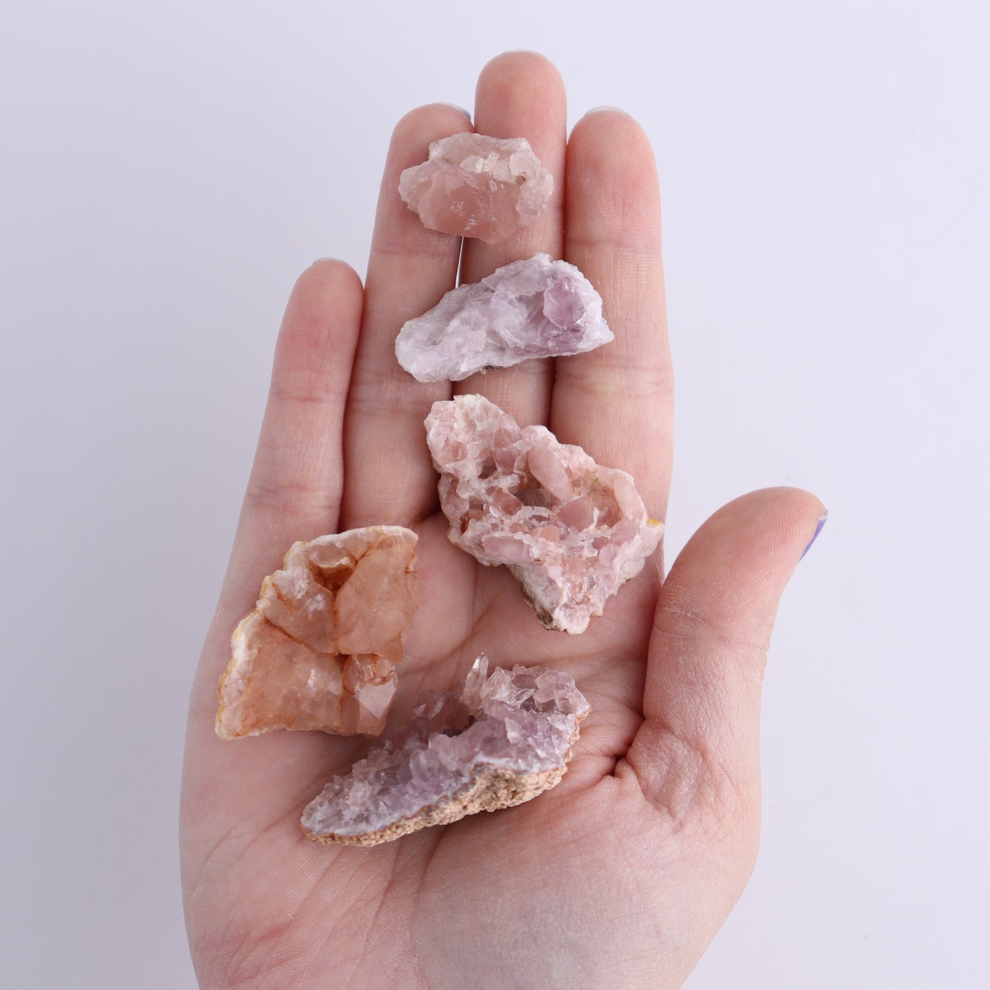 Pink Amethyst Roughs Flat - Expert Wholesale and Supplier of Wholesale Crystals & Bulk Gemstones, ["Amethyst","Pink Amethyst"]