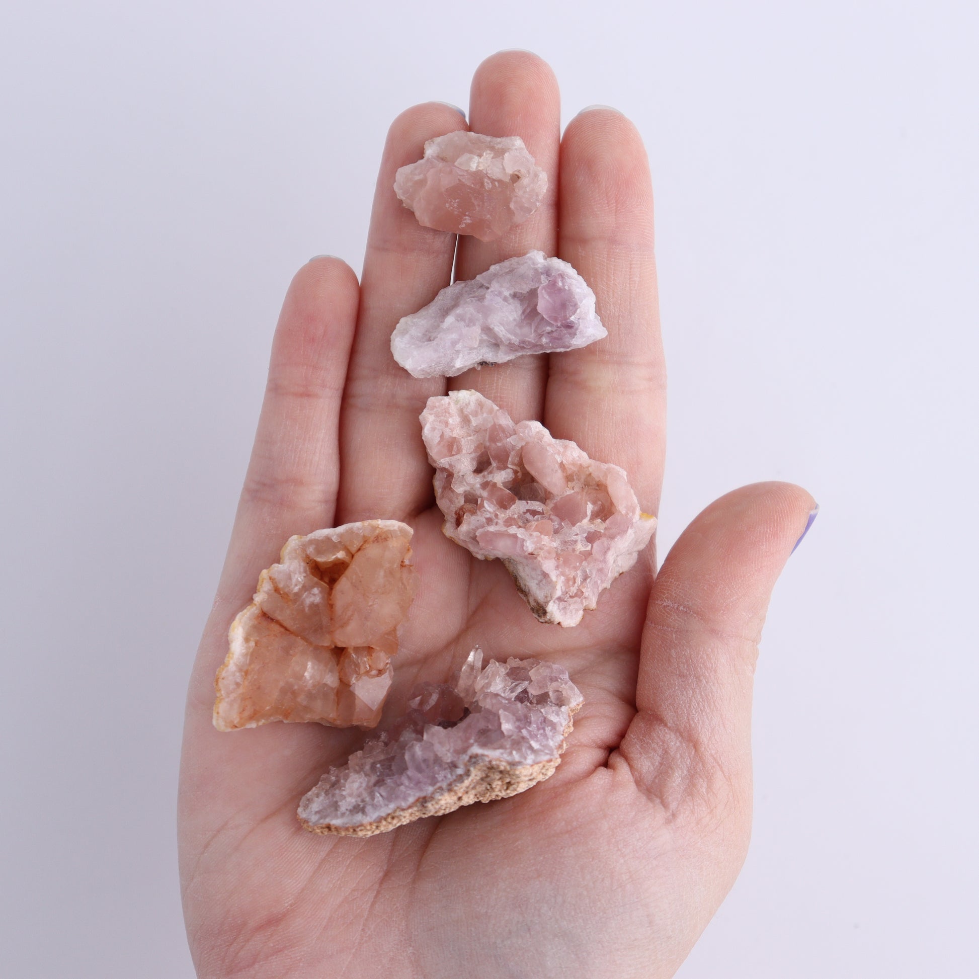 Pink Amethyst Roughs Flat - Expert Wholesale and Supplier of Wholesale Crystals & Bulk Gemstones, ["Amethyst","Pink Amethyst"]
