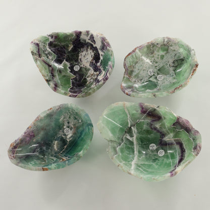 Fluorite Bowls Set of 4 - Expert Wholesale and Supplier of Wholesale Crystals & Bulk Gemstones, ["Bowls","Fluorite","Mexico"]