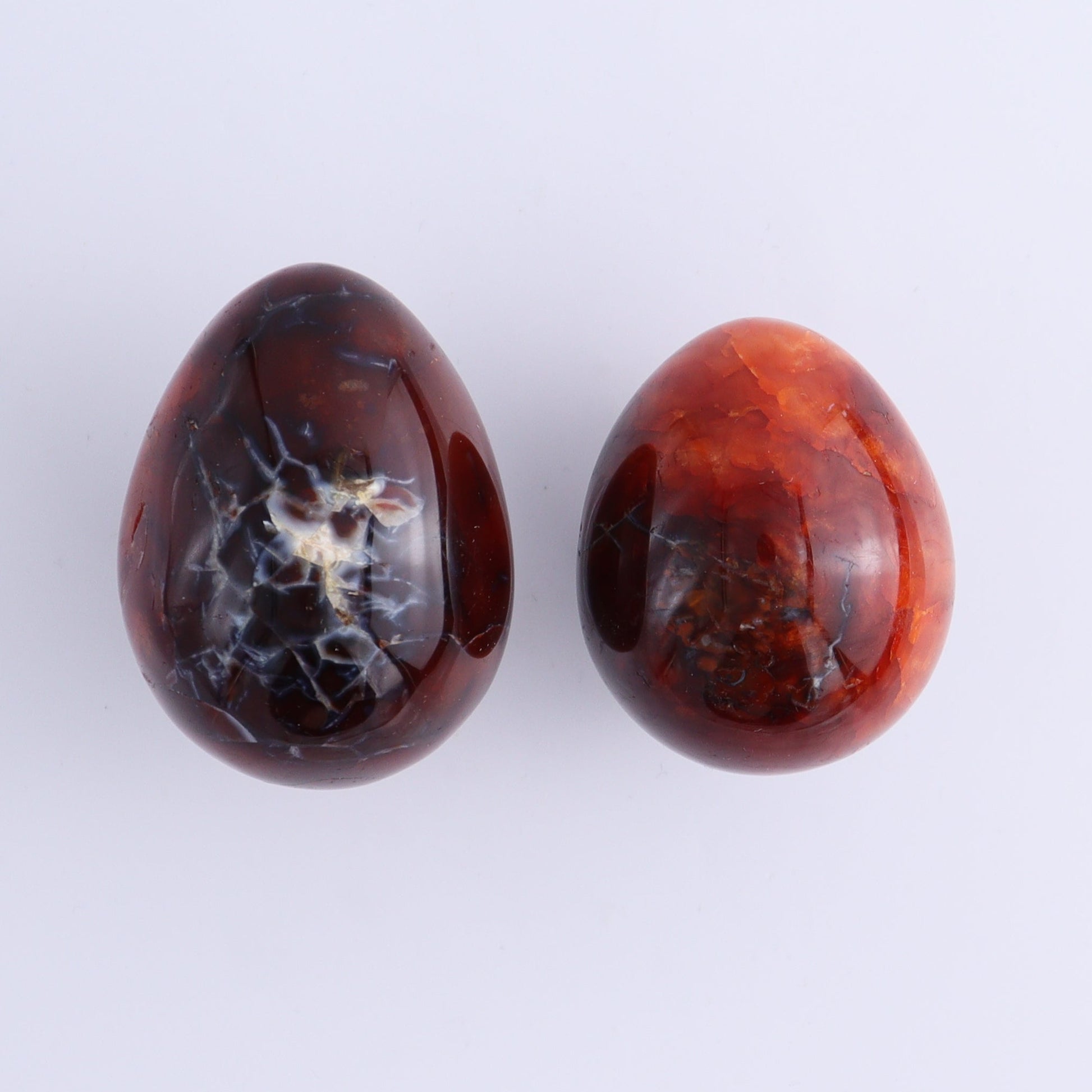 Carnelian Eggs Set of 12 - Expert Wholesale and Supplier of Wholesale Crystals & Bulk Gemstones, ["carnelian","Eggs","Madagascar"]
