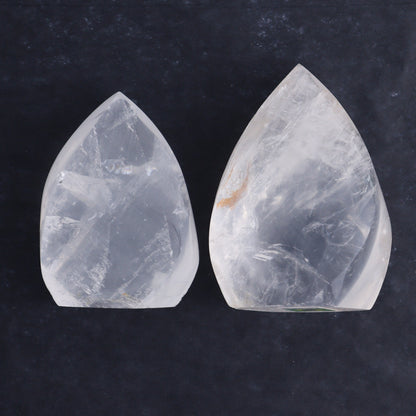 Imperfect Clear Quartz Flames Set of 6 - Expert Wholesale and Supplier of Wholesale Crystals & Bulk Gemstones, ["Brazil","Clear Quartz","flames","Quartz"]