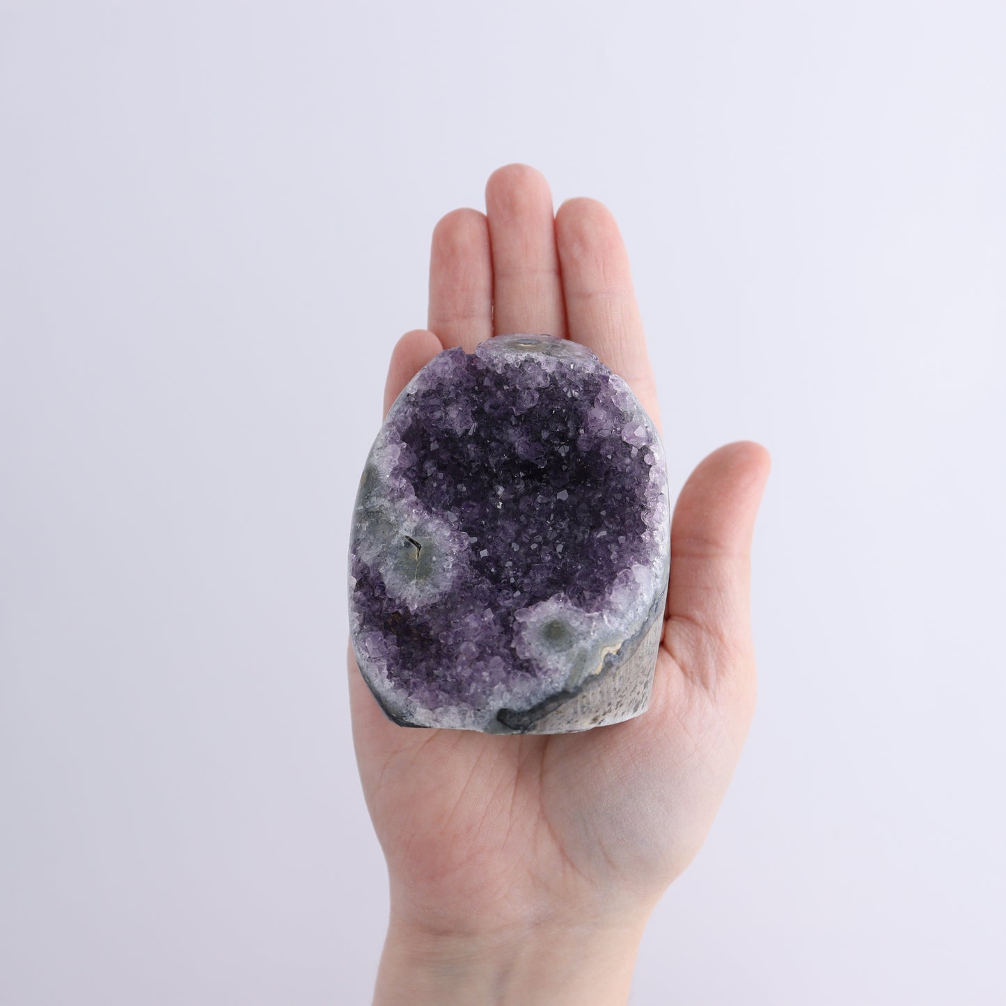 Uruguay Amethyst Set of 5 - Expert Wholesale and Supplier of Wholesale Crystals & Bulk Gemstones, ["Amethyst","Cut Base","Uruguay"]