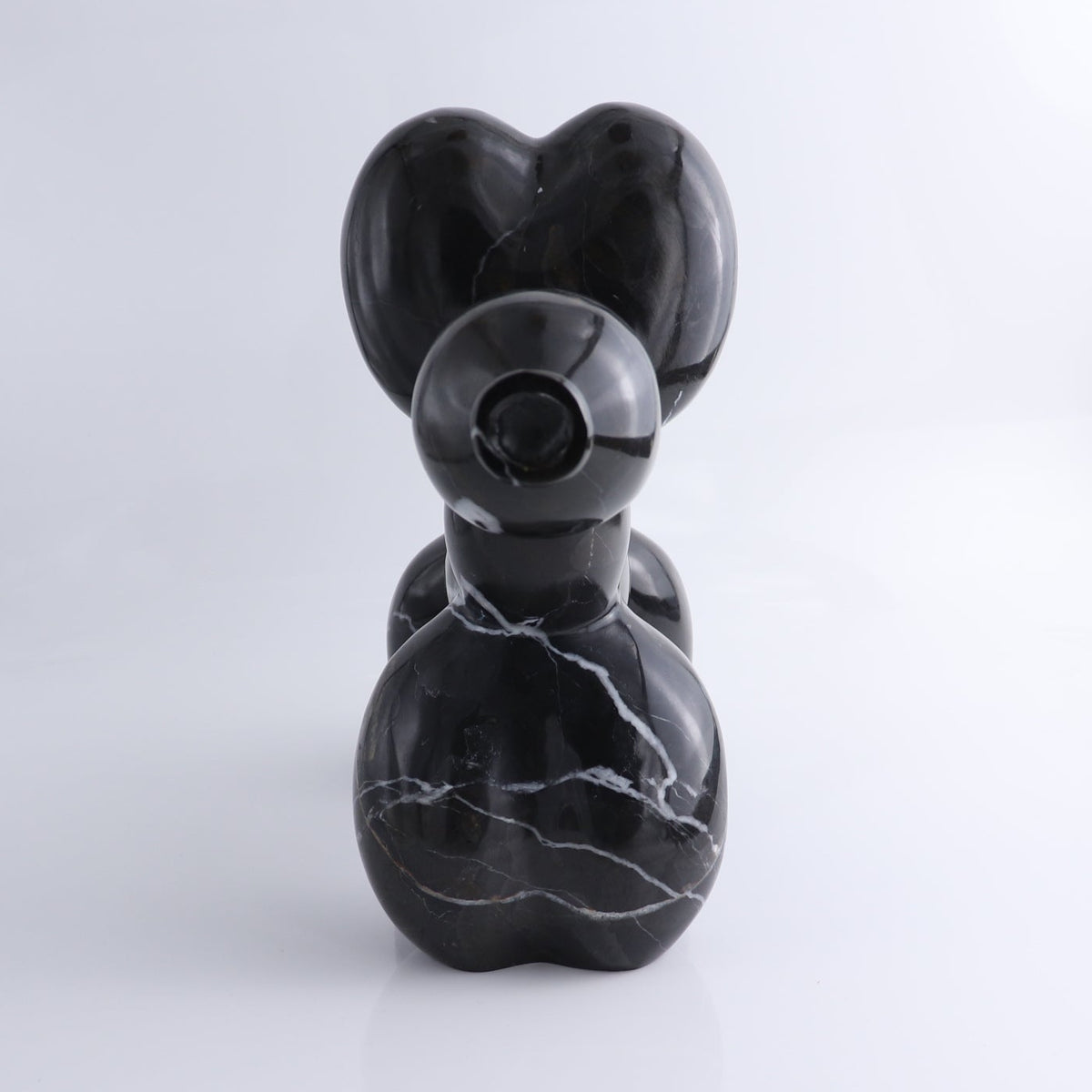 Black Marble Balloon Dog