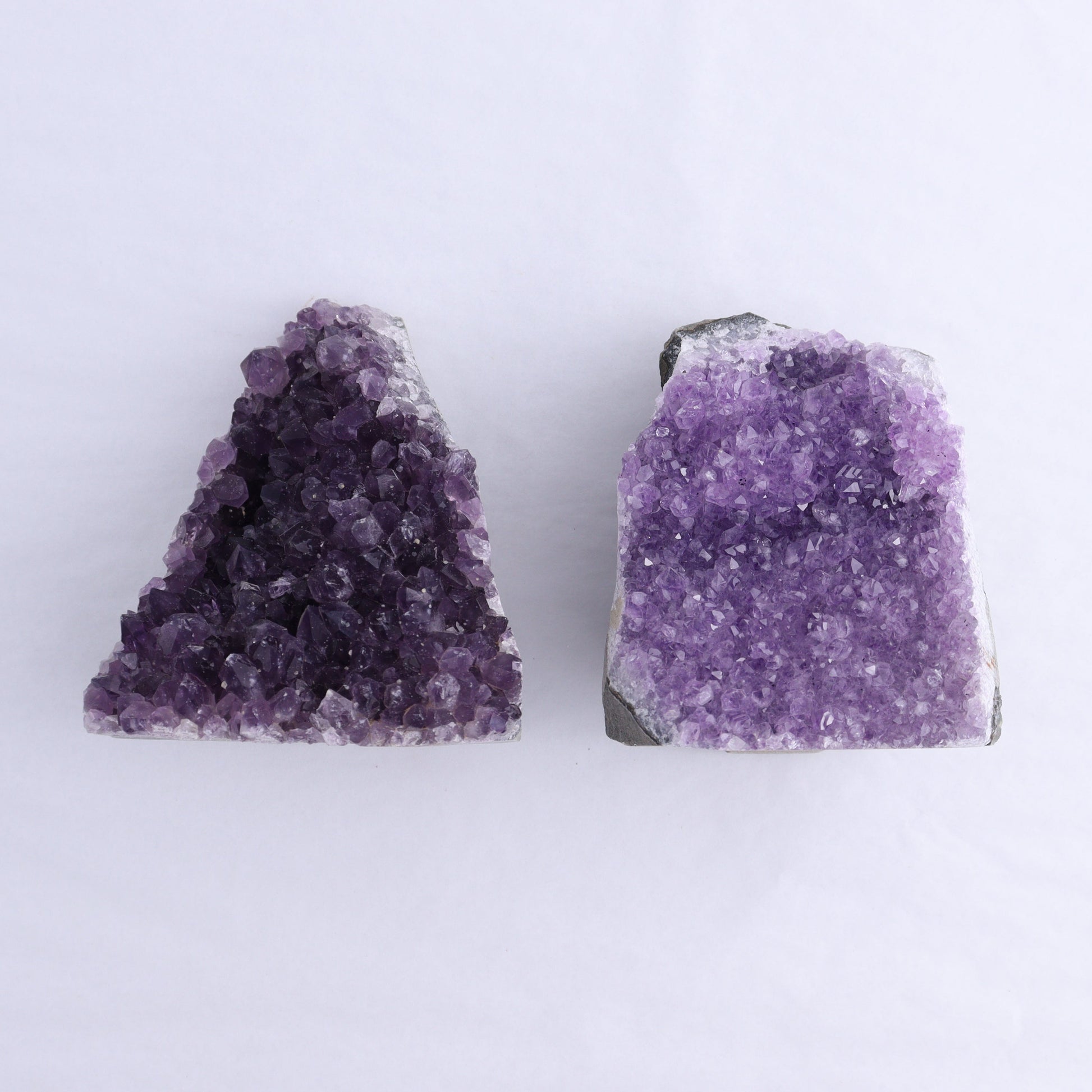 Uruguay Amethyst Cut Base Set of 8 - Expert Wholesale and Supplier of Wholesale Crystals & Bulk Gemstones, ["Amethyst","Cut Base","Uruguay"]