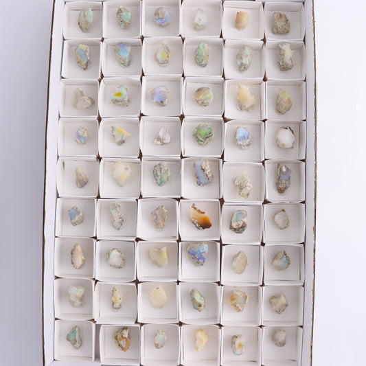 Ethiopian Opal Set of 54 - Expert Wholesale and Supplier of Wholesale Crystals & Bulk Gemstones, ["Ethiopia","ethiopian opal","Opal"]
