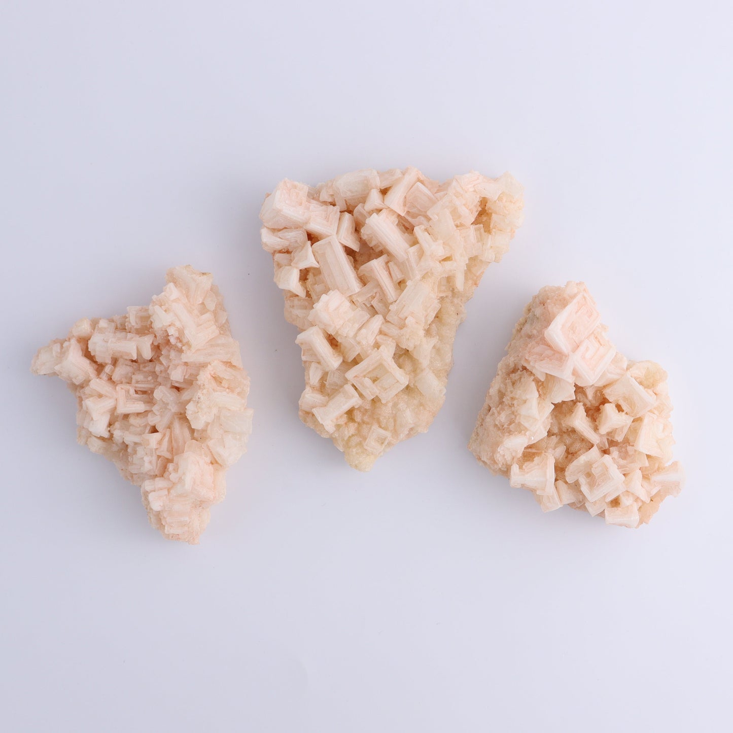Halite on Trona from Owens Lake Set of 6 - Expert Wholesale and Supplier of Wholesale Crystals & Bulk Gemstones, ["California","Flats","Halite","halite on trona","Pink Halite","United States"]