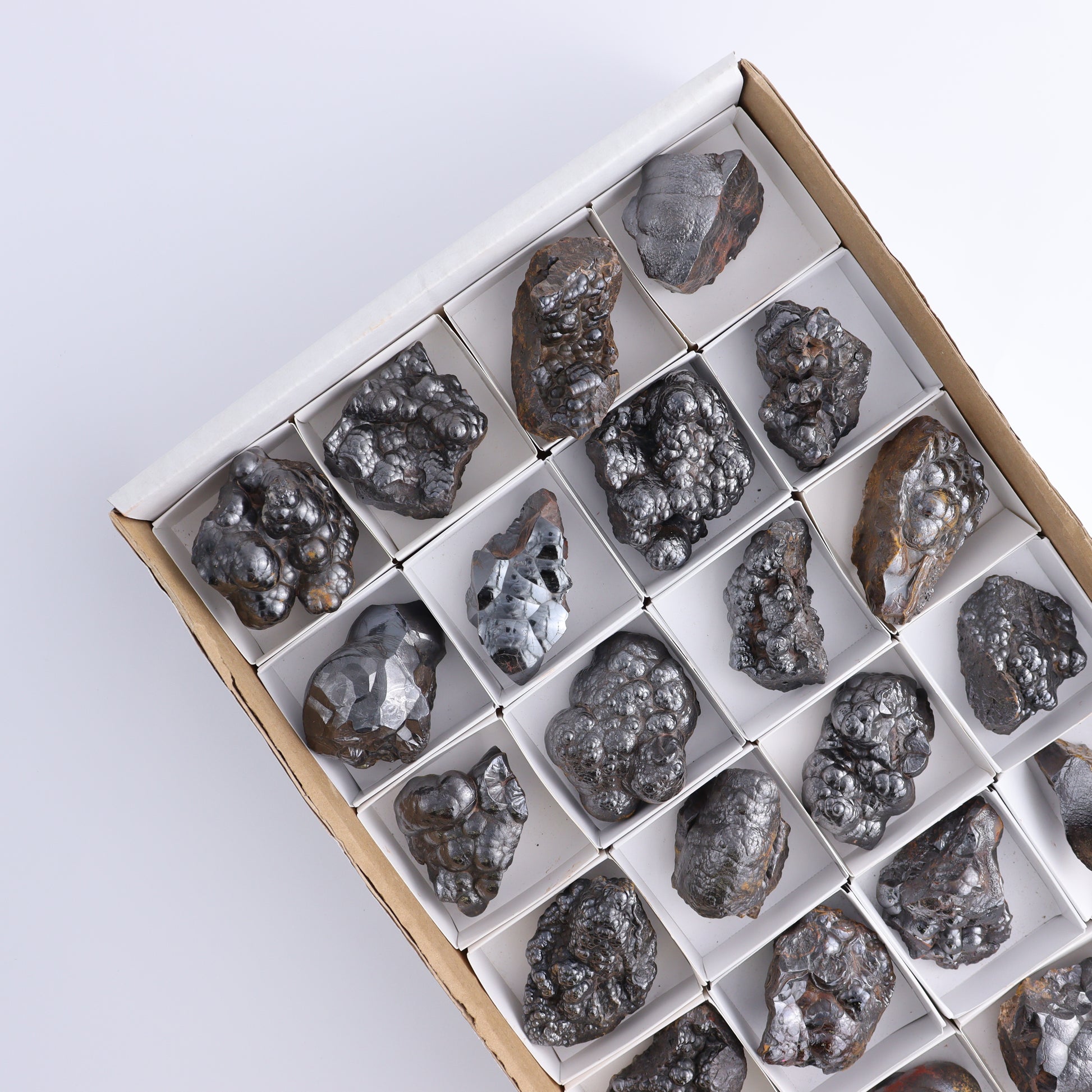 Hematite Rough Set of 24 - Expert Wholesale and Supplier of Wholesale Crystals & Bulk Gemstones, ["Hematite","Morocco","Rough"]