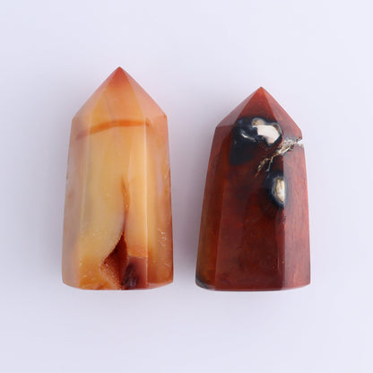 Carnelian Towers Set of 11 - Expert Wholesale and Supplier of Wholesale Crystals & Bulk Gemstones, ["carnelian","Madagascar","Towers"]