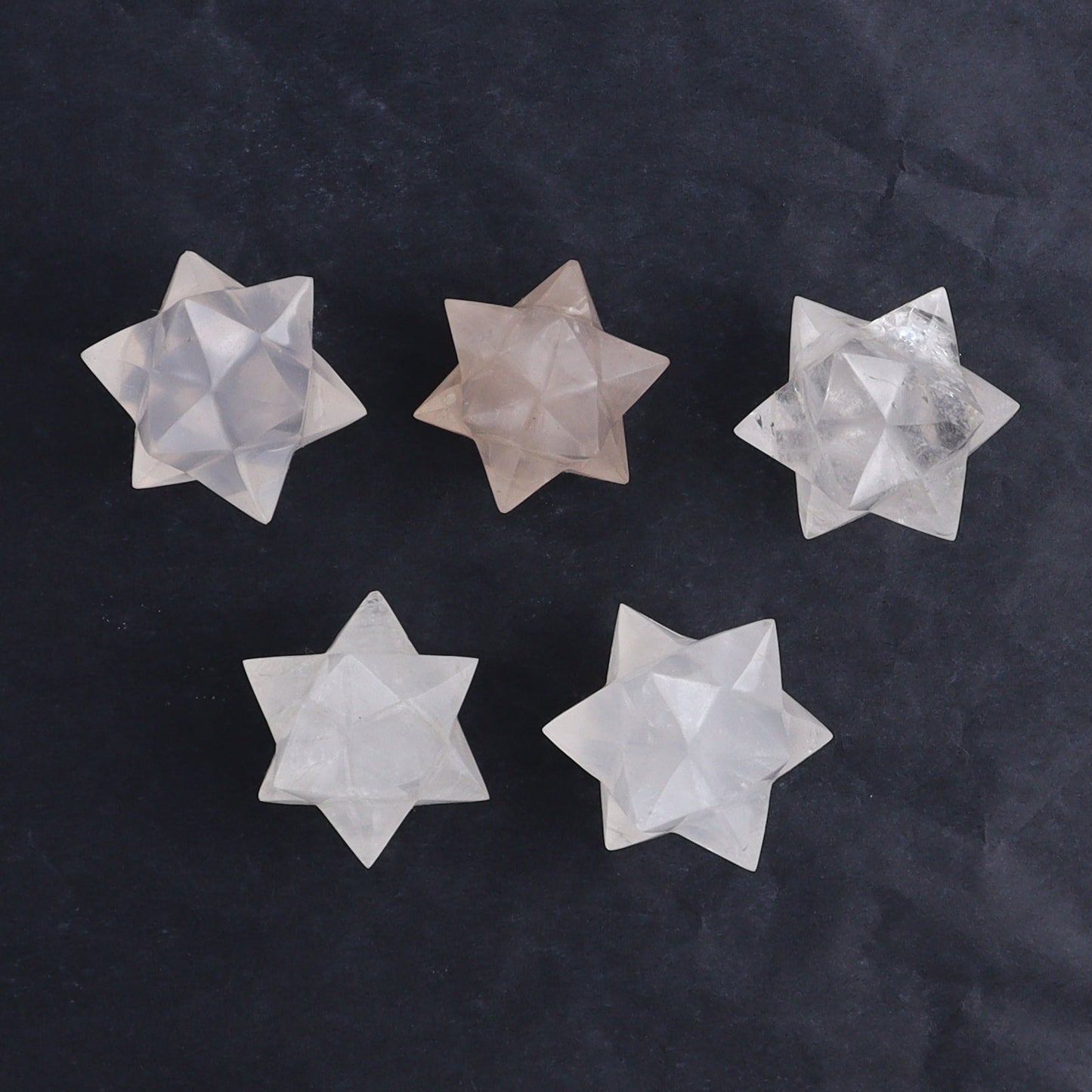 Quartz Stars Set of 14 & 1 Cute Based Star - Expert Wholesale and Supplier of Wholesale Crystals & Bulk Gemstones, ["Quartz","stars"]
