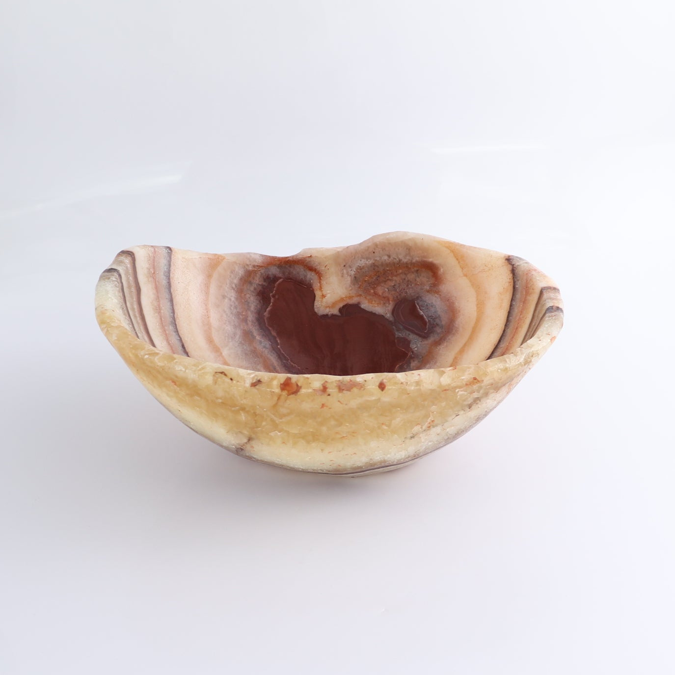Mexican Onyx/Calcite Bowl 10"