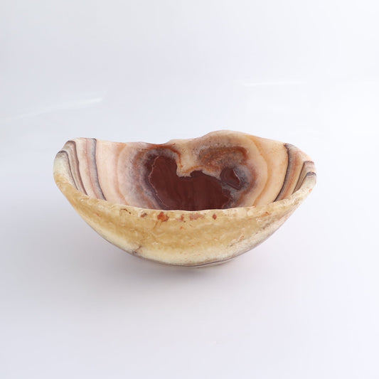 Mexican Onyx/Calcite Bowl 10"