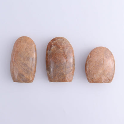 Peach Moonstone Freeform Set of 8 - Expert Wholesale and Supplier of Wholesale Crystals & Bulk Gemstones, ["Freeforms","Peach Moonstone"]