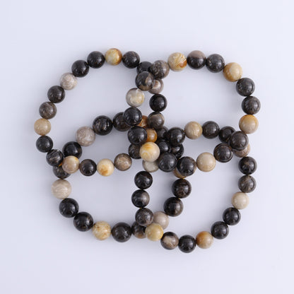 Petrified Wood Bracelet Set of 4