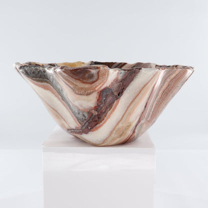 Mexican Onyx/Calcite Bowl 15"