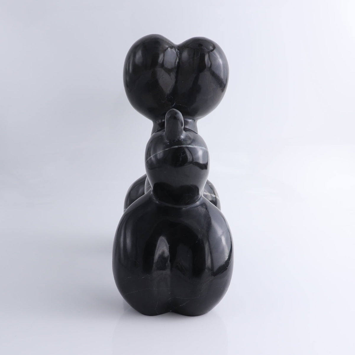 Black Marble Balloon Dog