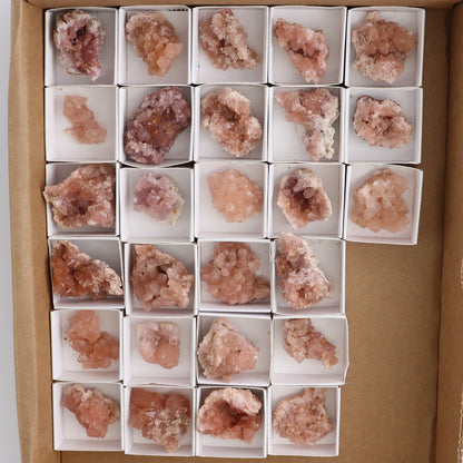 Pink Amethyst Geodes Set of 27