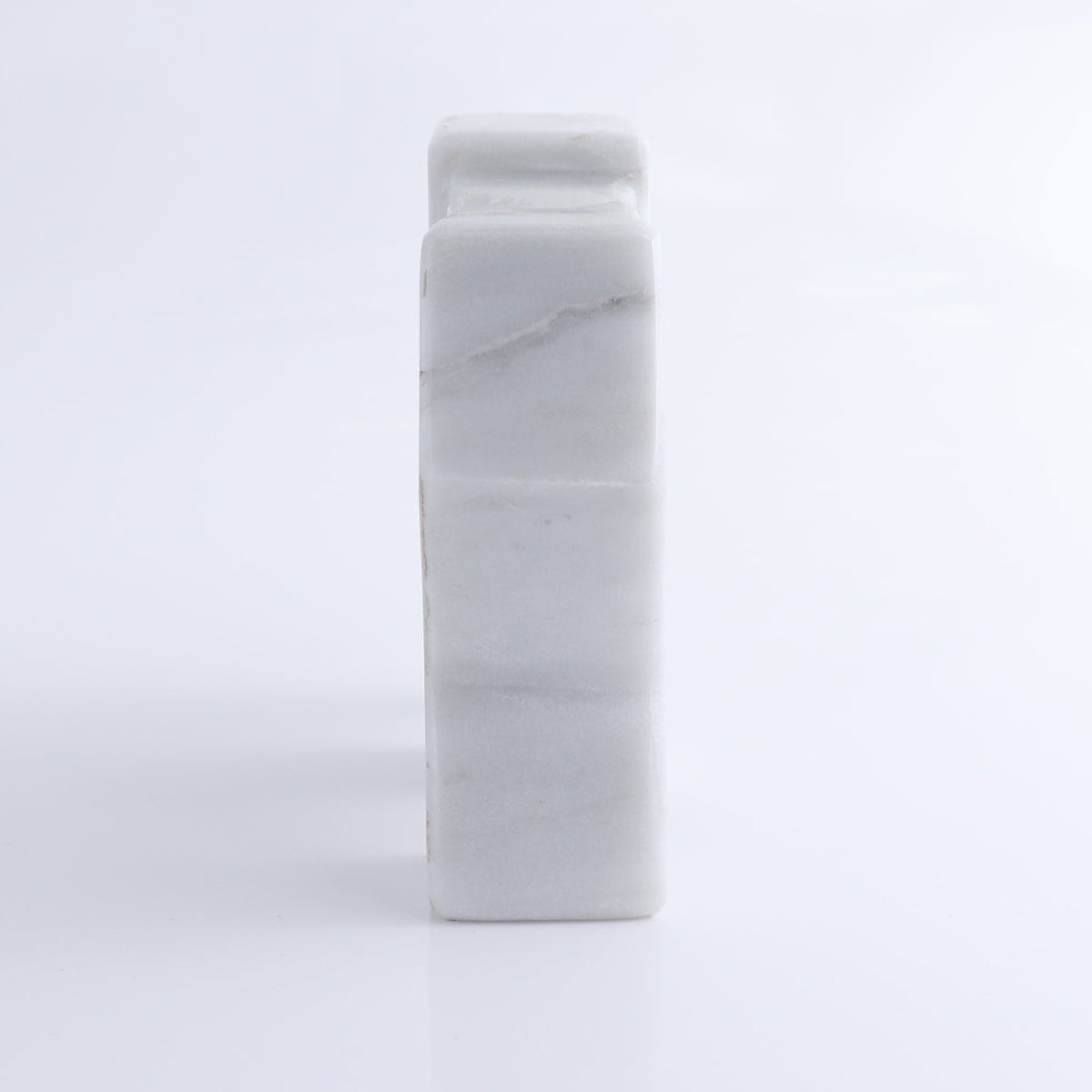 One White Marble Elephant Statue