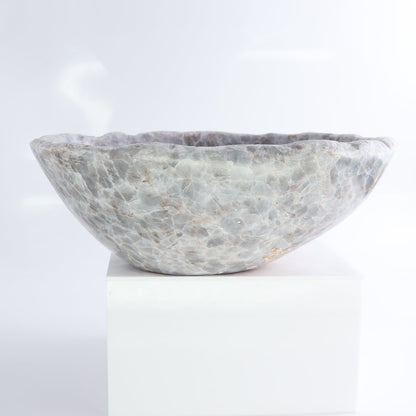 Blue Calcite Bowl 10"