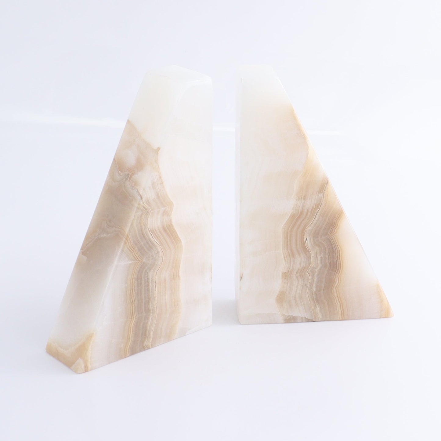 Calcite/Onyx Bookends Set of 10 pairs - Expert Wholesale and Supplier of Wholesale Crystals & Bulk Gemstones, ["Bookends","Calcite","onyx"]