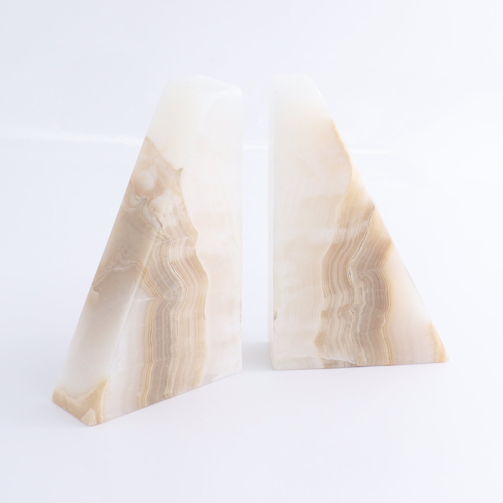 Calcite/Onyx Bookends Set of 10 pairs - Expert Wholesale and Supplier of Wholesale Crystals & Bulk Gemstones, ["Bookends","Calcite","onyx"]