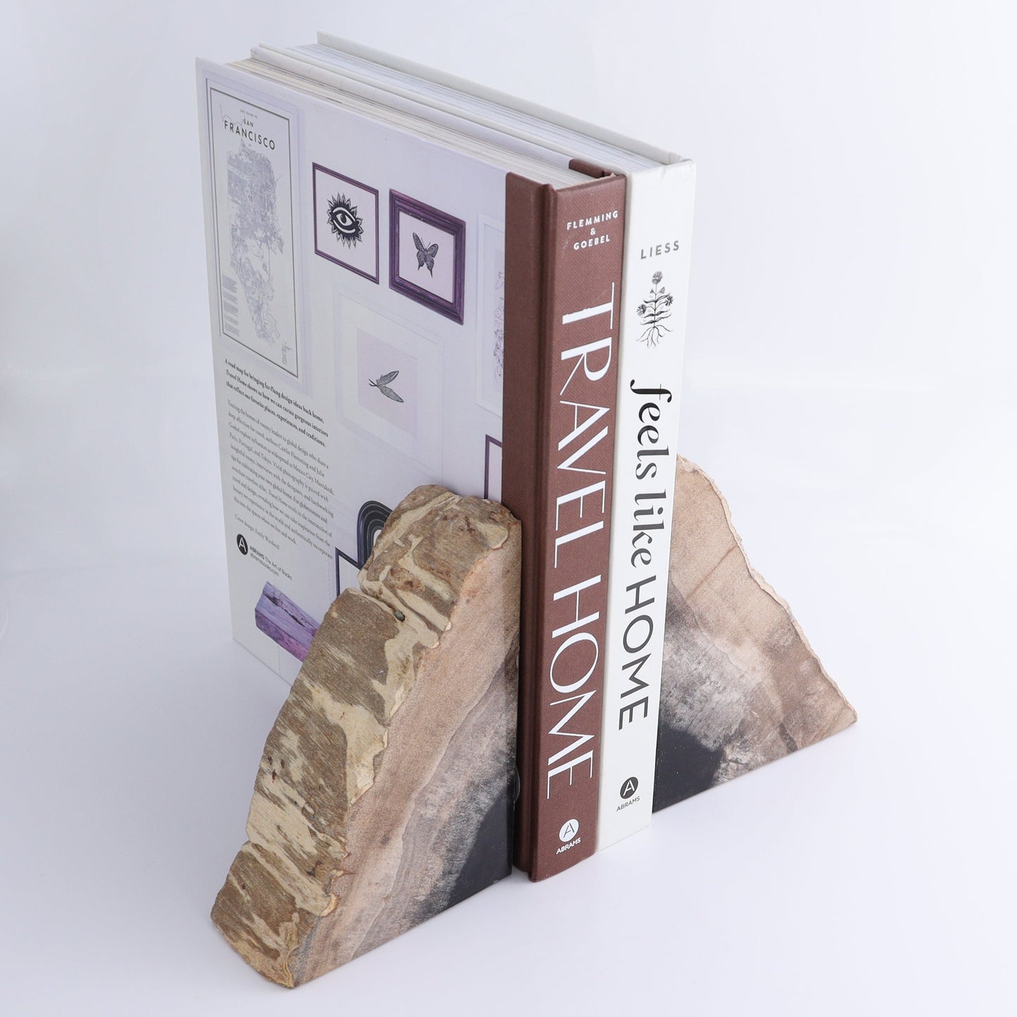 One Pair of Black Petrified Wood Bookends - Expert Wholesale and Supplier of Wholesale Crystals & Bulk Gemstones, ["Bookends","Indonesia","Petrified Wood"]