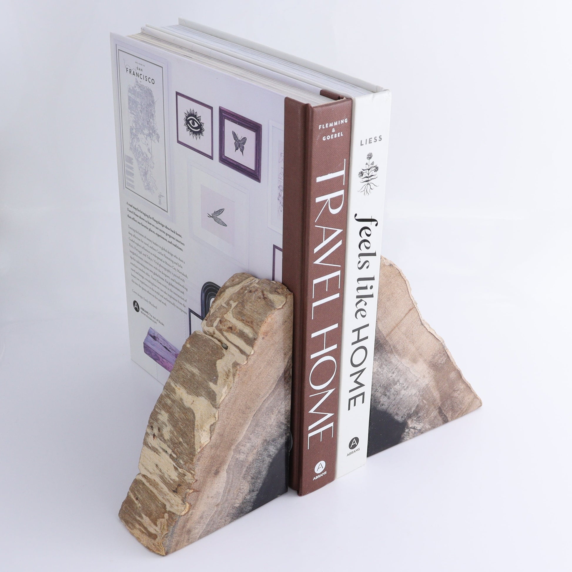One Pair of Black Petrified Wood Bookends - Expert Wholesale and Supplier of Wholesale Crystals & Bulk Gemstones, ["Bookends","Indonesia","Petrified Wood"]