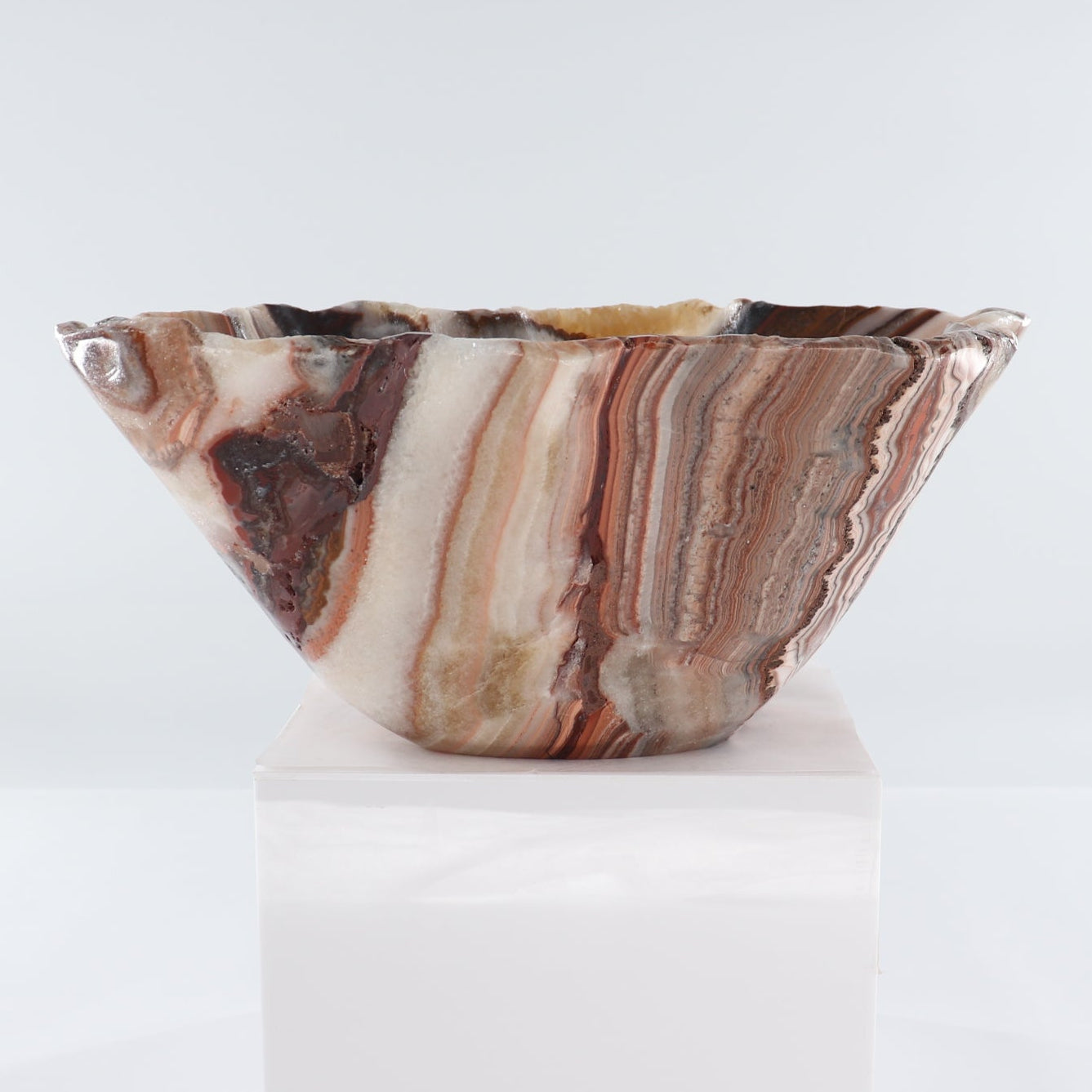 Mexican Onyx/Calcite Bowl 15"