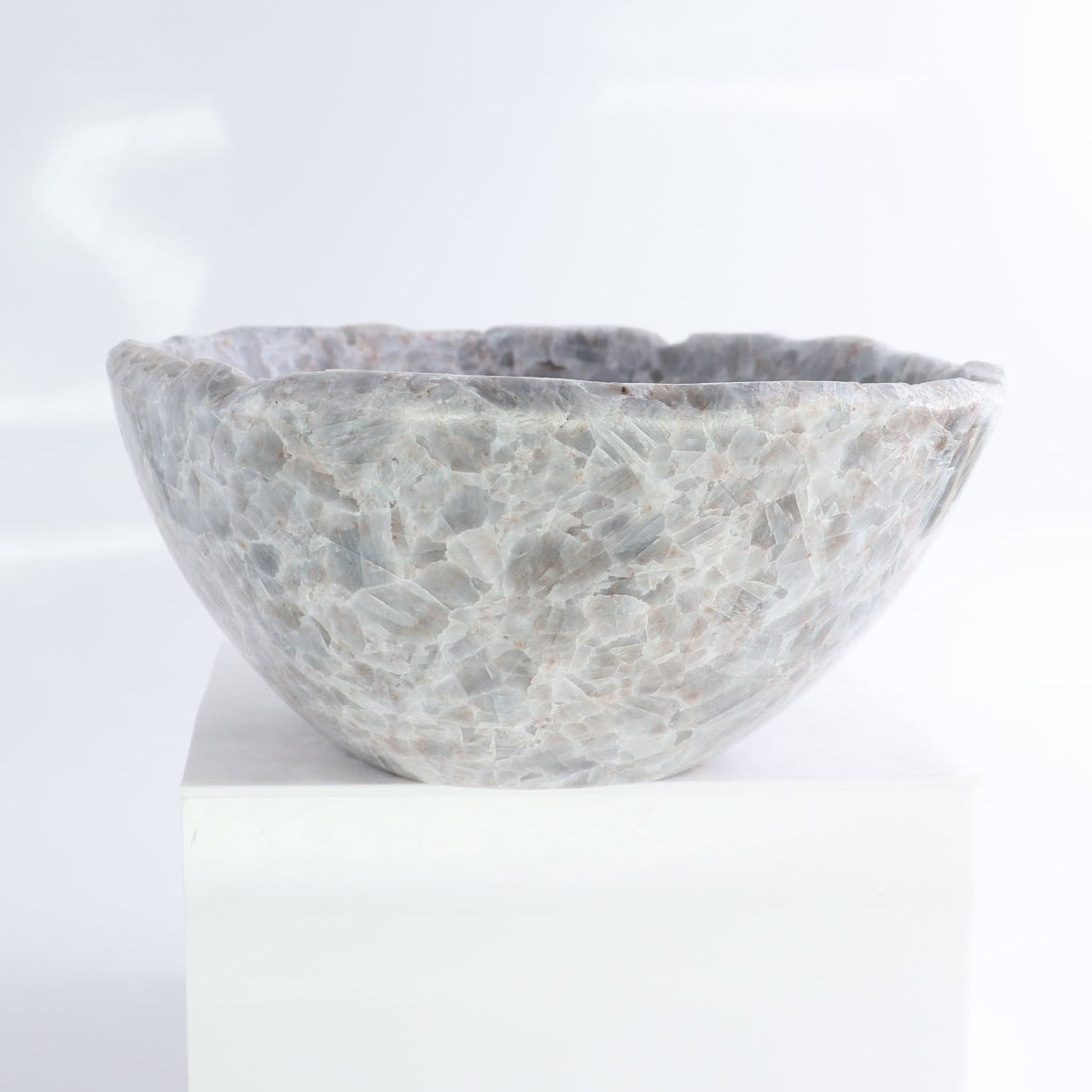 Blue Calcite Bowl 10"