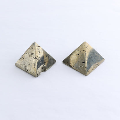 Pyrite Pyramids Set of 7