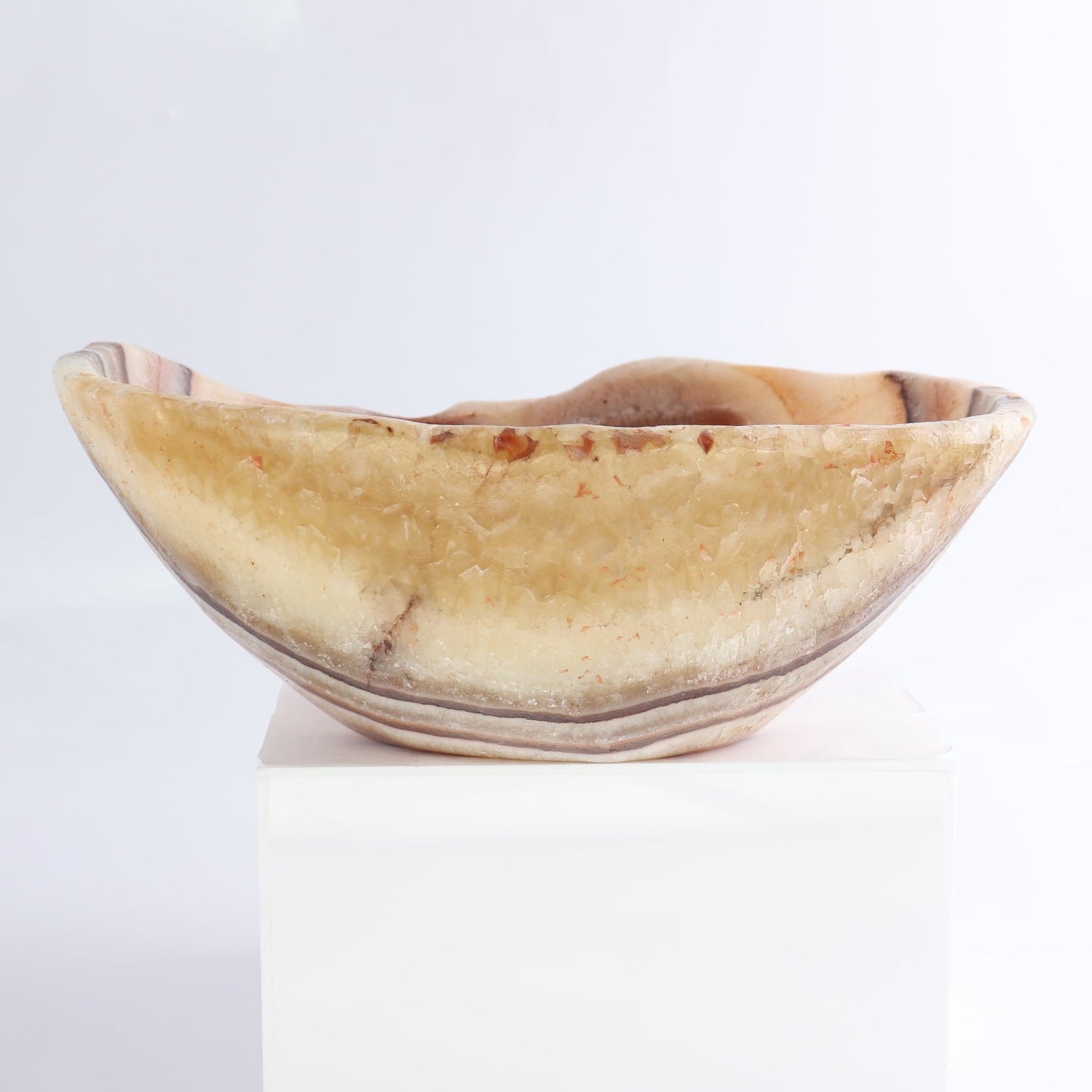 Mexican Onyx/Calcite Bowl 10"