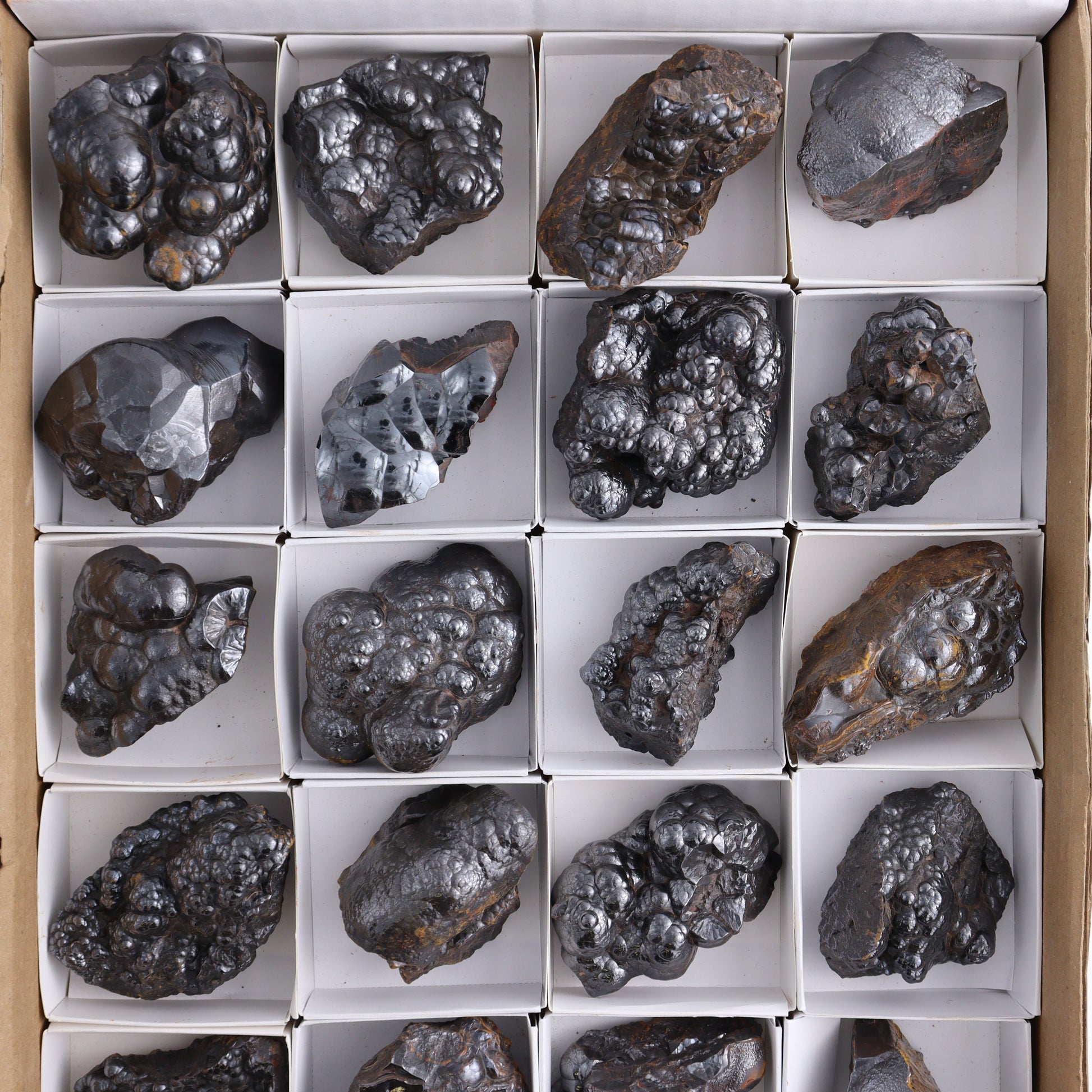 Hematite Rough Set of 24 - Expert Wholesale and Supplier of Wholesale Crystals & Bulk Gemstones, ["Hematite","Morocco","Rough"]