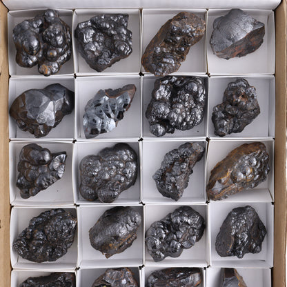 Hematite Rough Set of 24 - Expert Wholesale and Supplier of Wholesale Crystals & Bulk Gemstones, ["Hematite","Morocco","Rough"]