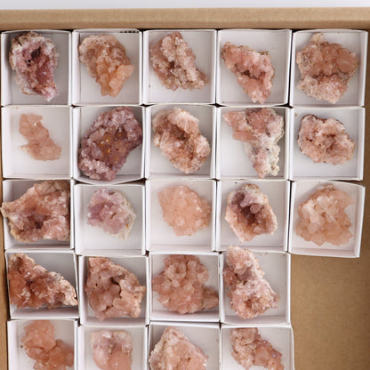 Pink Amethyst Geodes Set of 27