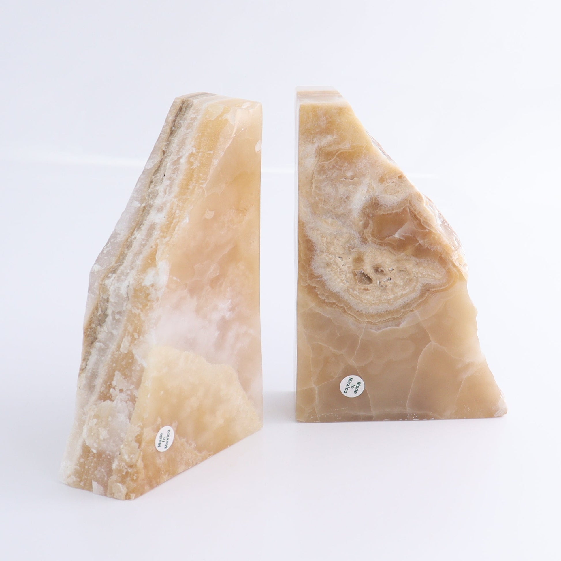 Calcite/Onyx Bookends Set of 10 pairs - Expert Wholesale and Supplier of Wholesale Crystals & Bulk Gemstones, ["Bookends","Calcite","onyx"]