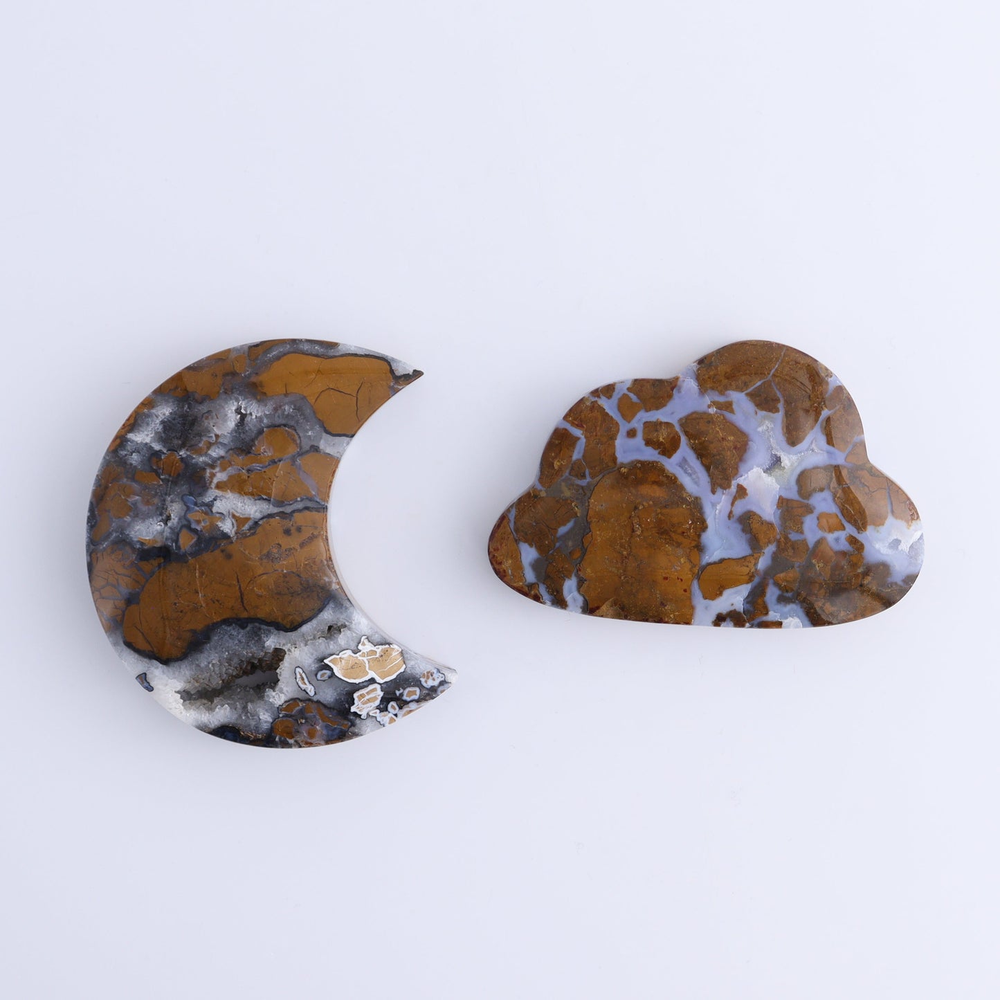 Brecciated Jasper Moons, Stars, Towers, Clouds, and Flames Set of 10 - Expert Wholesale and Supplier of Wholesale Crystals & Bulk Gemstones, ["Brecciated Jasper","Clouds","flames","Indonesia","moons","stars","Towers"]