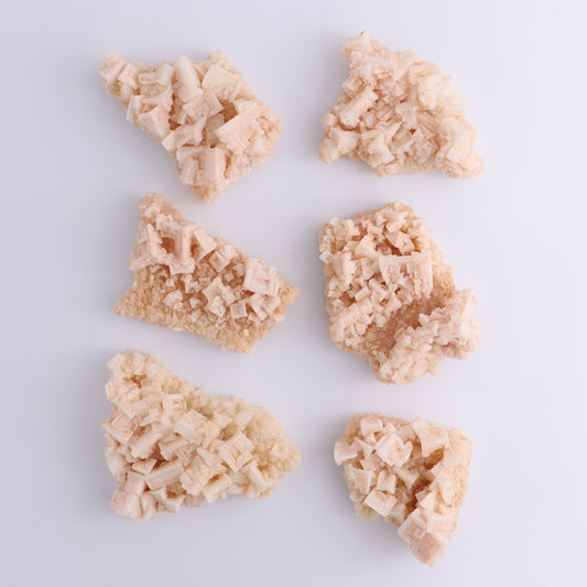 Halite on Trona from Owens Lake Set of 6 - Expert Wholesale and Supplier of Wholesale Crystals & Bulk Gemstones, ["California","Flats","Halite","halite on trona","Pink Halite","United States"]