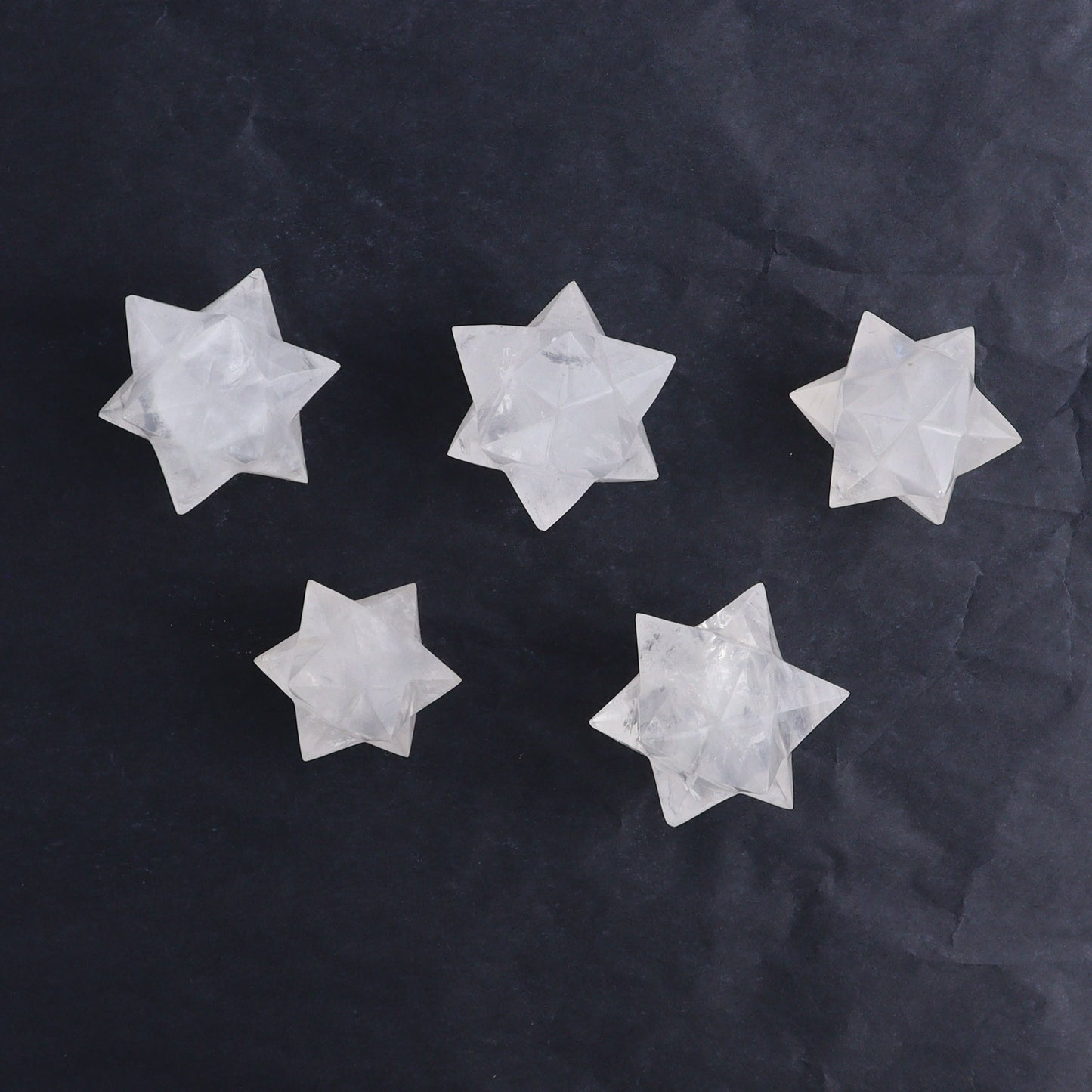 Quartz Stars Set of 14 & 1 Cute Based Star - Expert Wholesale and Supplier of Wholesale Crystals & Bulk Gemstones, ["Quartz","stars"]