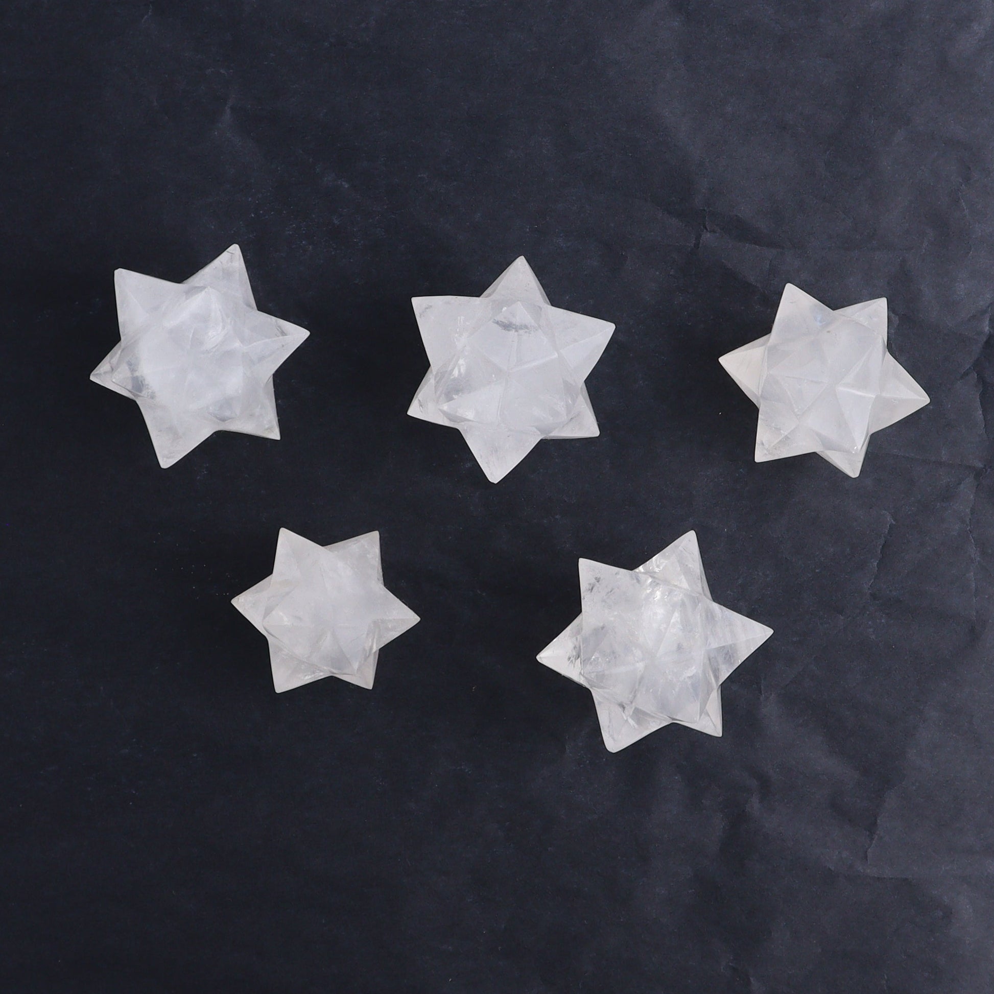 Quartz Stars Set of 14 & 1 Cute Based Star - Expert Wholesale and Supplier of Wholesale Crystals & Bulk Gemstones, ["Quartz","stars"]