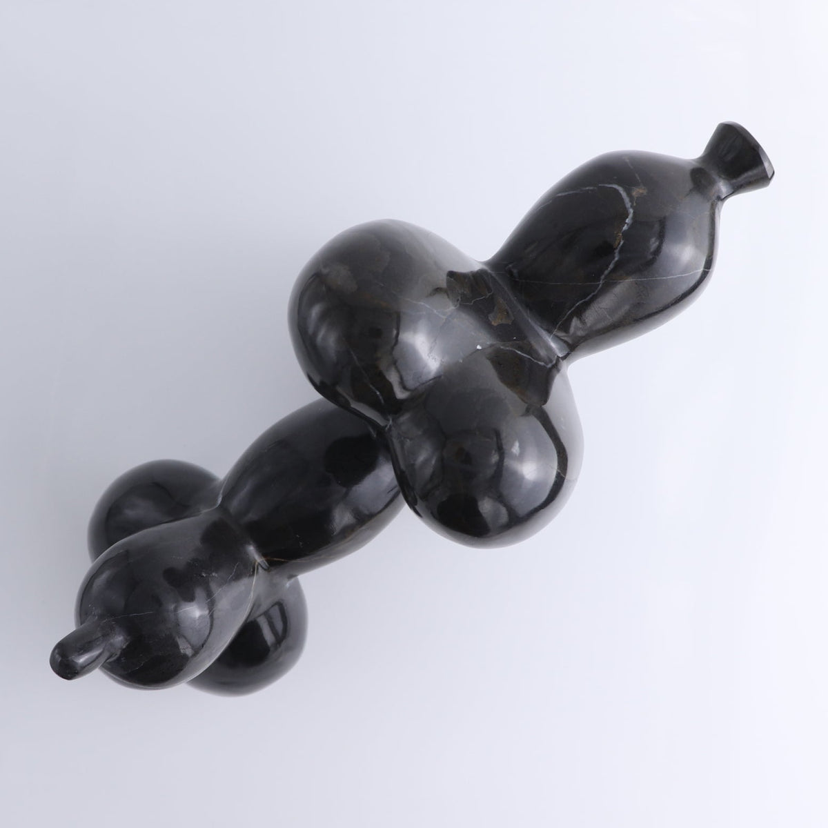 Black Marble Balloon Dog