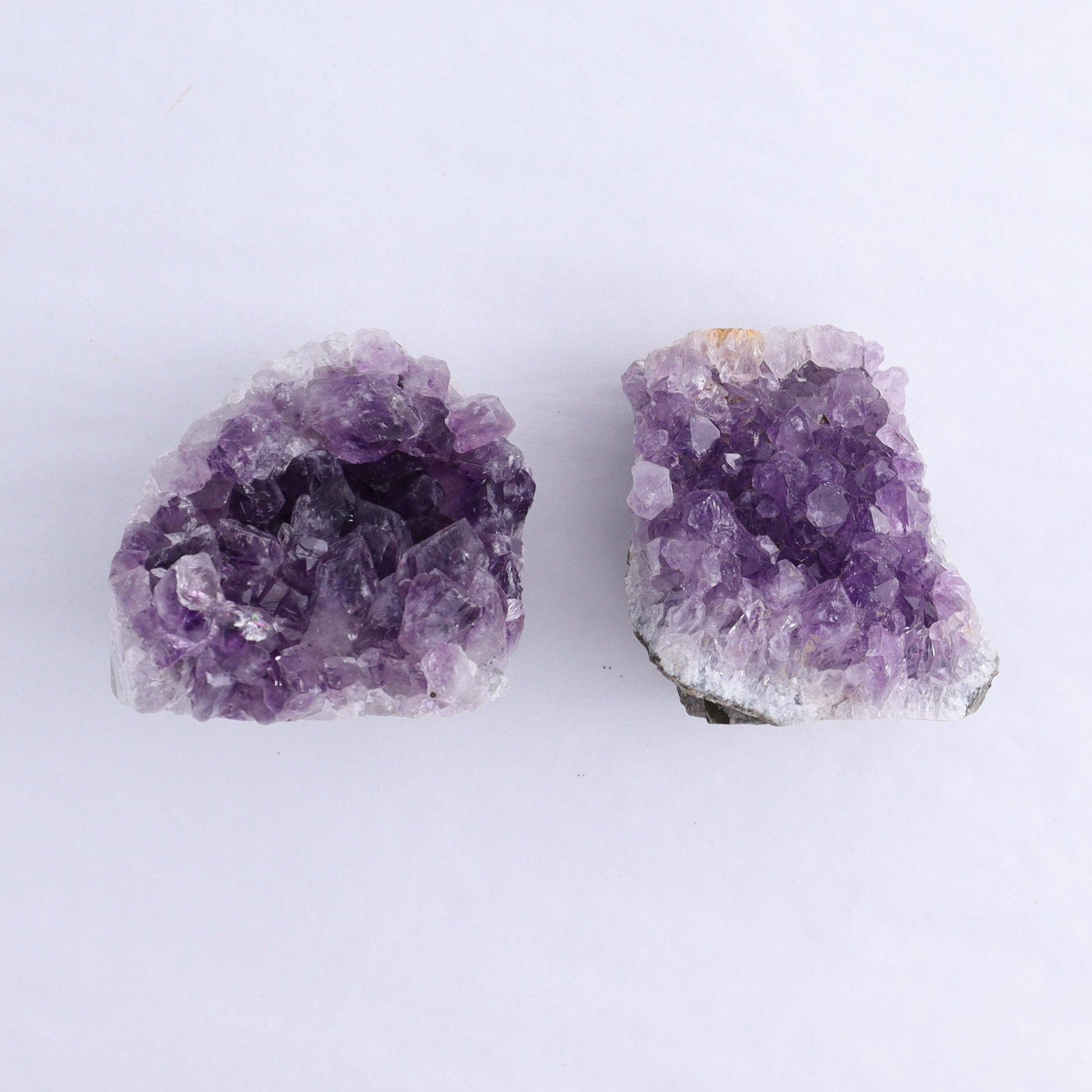Uruguay Amethyst Cut Base Set of 8 - Expert Wholesale and Supplier of Wholesale Crystals & Bulk Gemstones, ["Amethyst","Cut Base","Uruguay"]